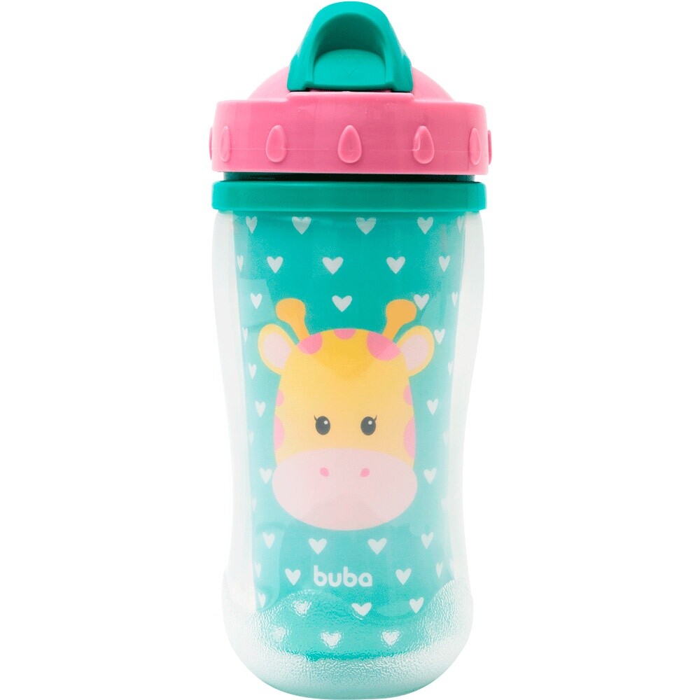 Vaso doble pared animales BUBA jirafa