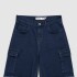 Bermuda Flor Jazmin Cargo Negro