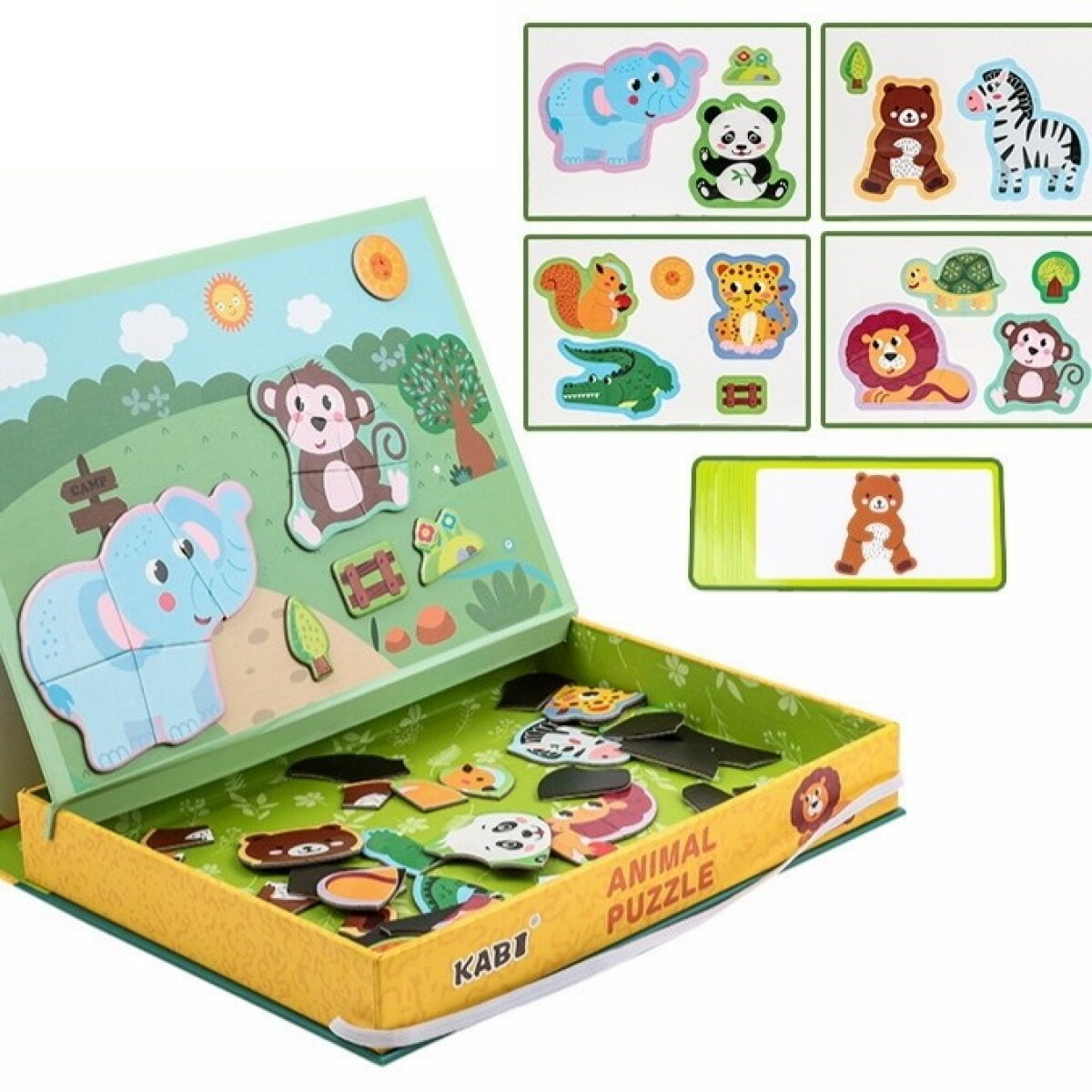 Juego Rompecabezas Magnético Zoo 124 