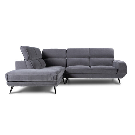 Rinconera Versatile - Tela Microfibra - Chaise Izquierdo 6686-7 Gris