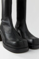 Hedy Clack Stretch Tall Boots Black