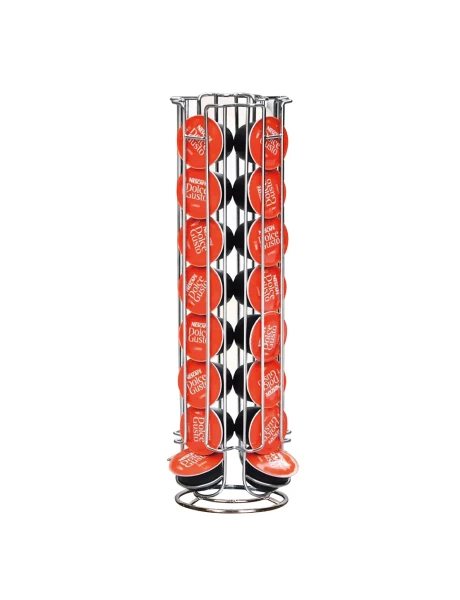 SOPORTE P/CAPSULAS CAFE DOLCE GUSTO METAL. D12X38CM SOPORTE P/CAPSULAS CAFE DOLCE GUSTO METAL. D12X38CM