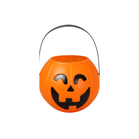 Caramelera balde calabaza Halloween Naranja