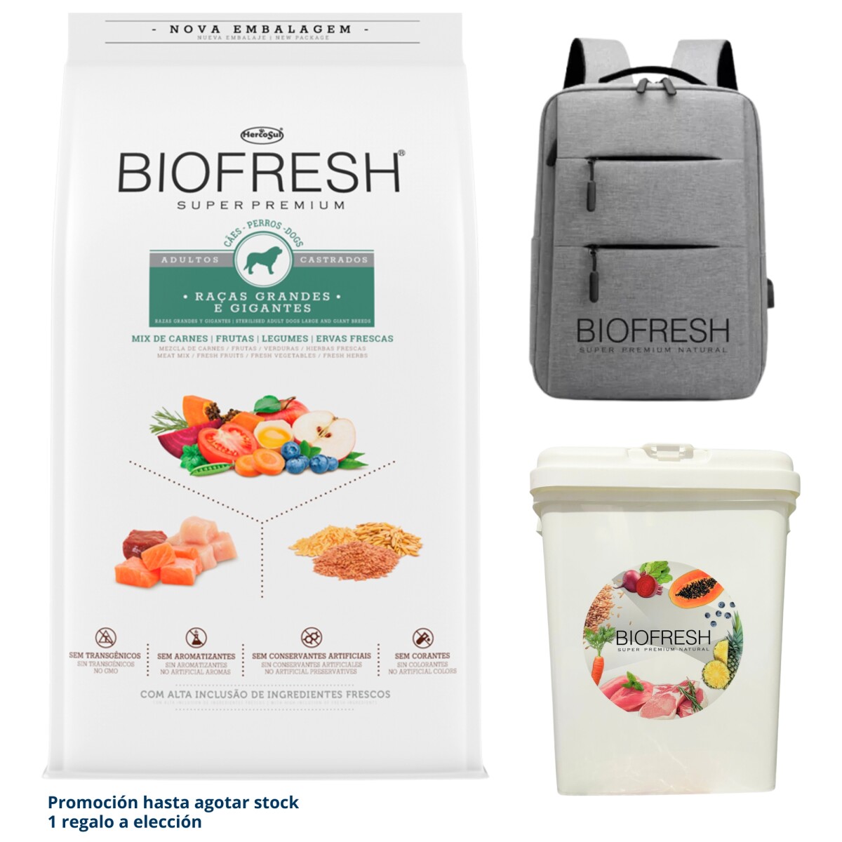Biofresh Castrado Razas Grandes 15 Kg 