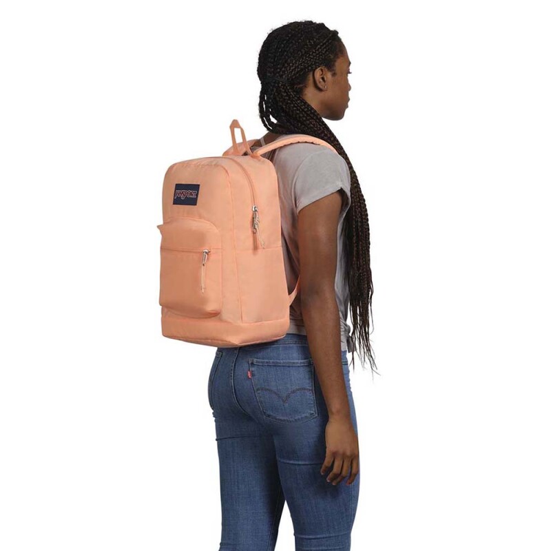 Mochila Portalaptop Doubleton - Unisex Peach Neon