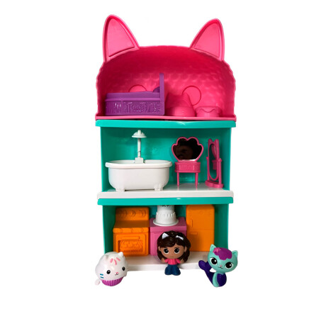 Gabbys Dollhouse Set X3 Mini Habitaciones + Acc Gabbys Dollhouse Set X3 Mini Habitaciones + Acc