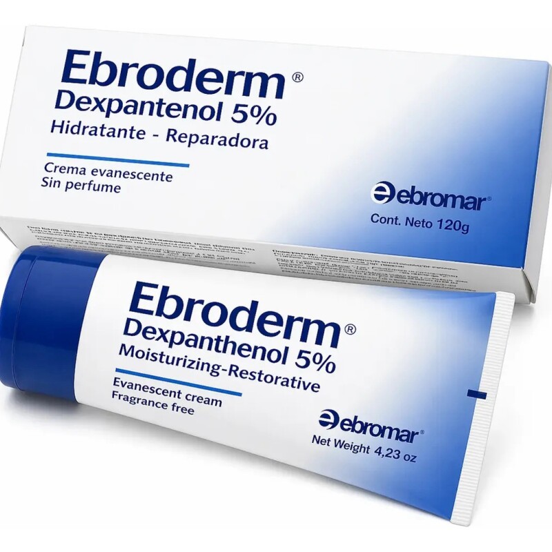Crema Corporal Ebroderm Dexpantenol 5% 120 gr Crema Corporal Ebroderm Dexpantenol 5% 120 gr