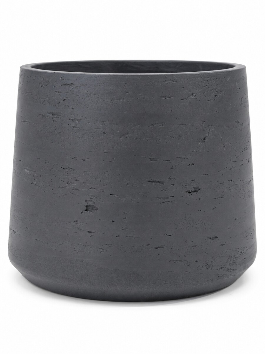 MACETA COPA GRIS OSCURO CEMENTO