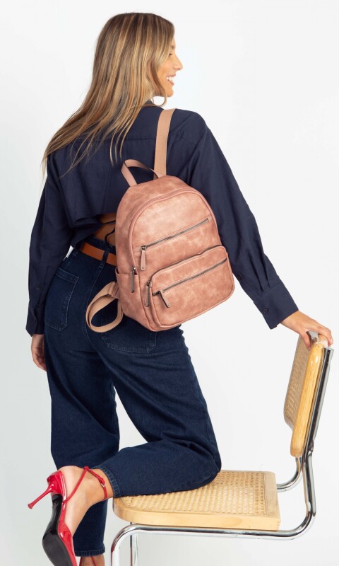 MOCHILA QUERETARO ROSA MAUVE