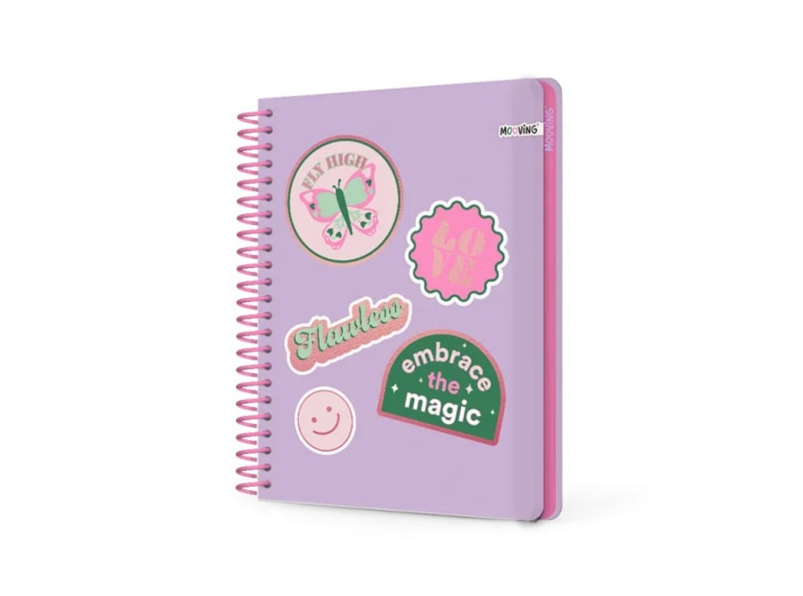 Cuaderno Mooving 1/2 Oficio - Pink Nº1 