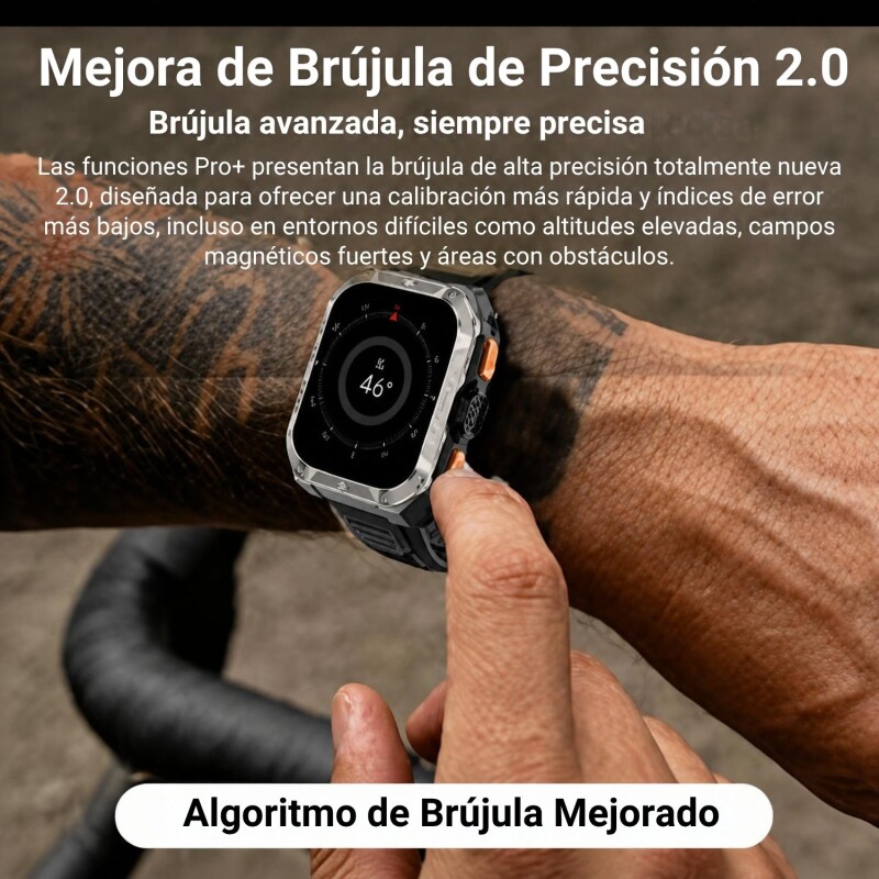 Reloj Inteligente Smartwatch Blackview W80 PRO Negro