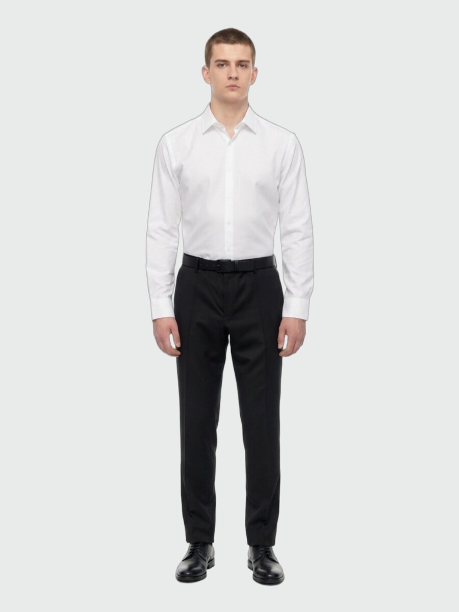 BOSS - Camisa regular fit de algodón italiano, H-JOE-KENT 