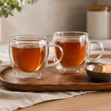 Taza Vidrio 2 Unidades 220 ml Ibili Taza Vidrio 2 Unidades 220 ml Ibili