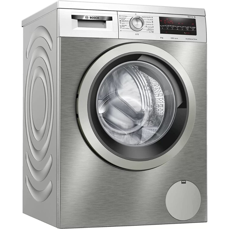 Lavarropas carga frontal Bosch 8Kg Inox Lavarropas carga frontal Bosch 8Kg Inox