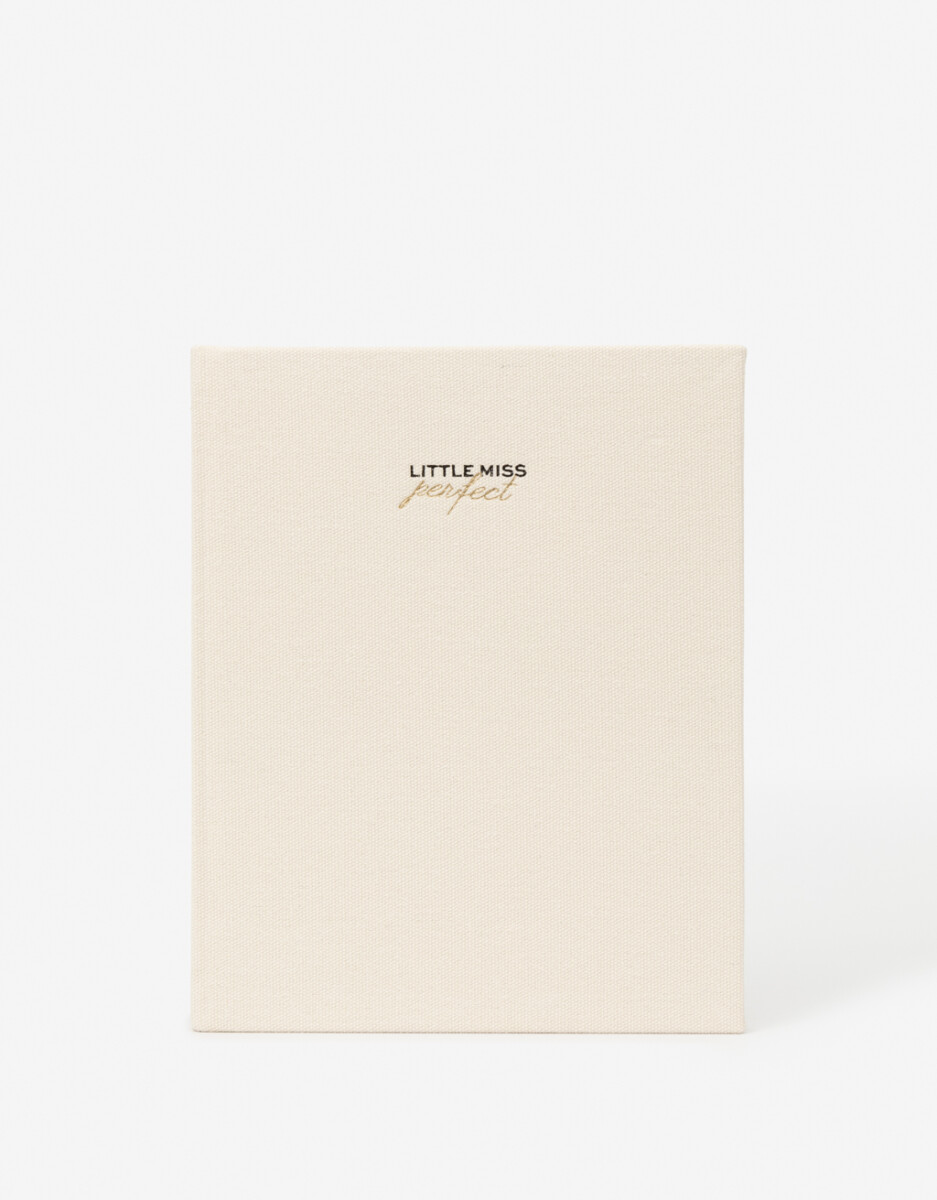 Cuaderno Entelado "little Miss Perfect" 