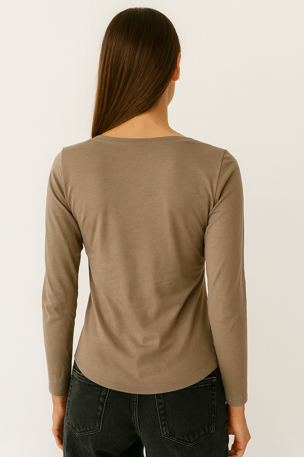 Remera Sidrana Taupe Claro