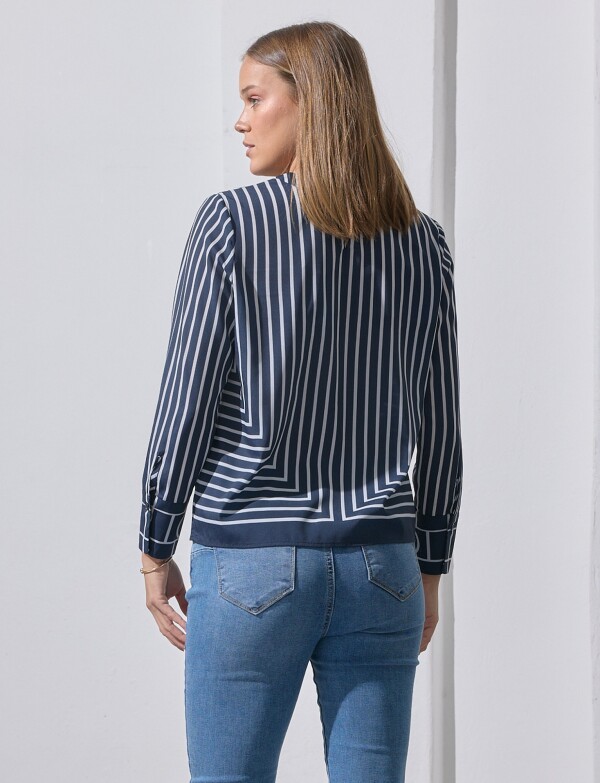 Blusa Lineas AZUL