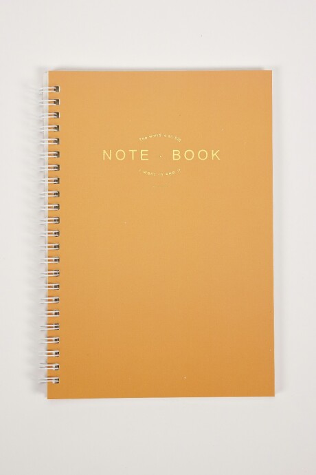 Cuaderno Note.book 70 G 80 Hojas Naranja