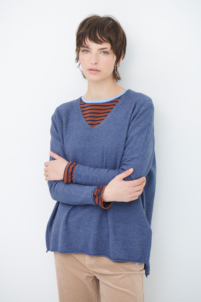 ESCOTE V CLASSIC - AZUL 