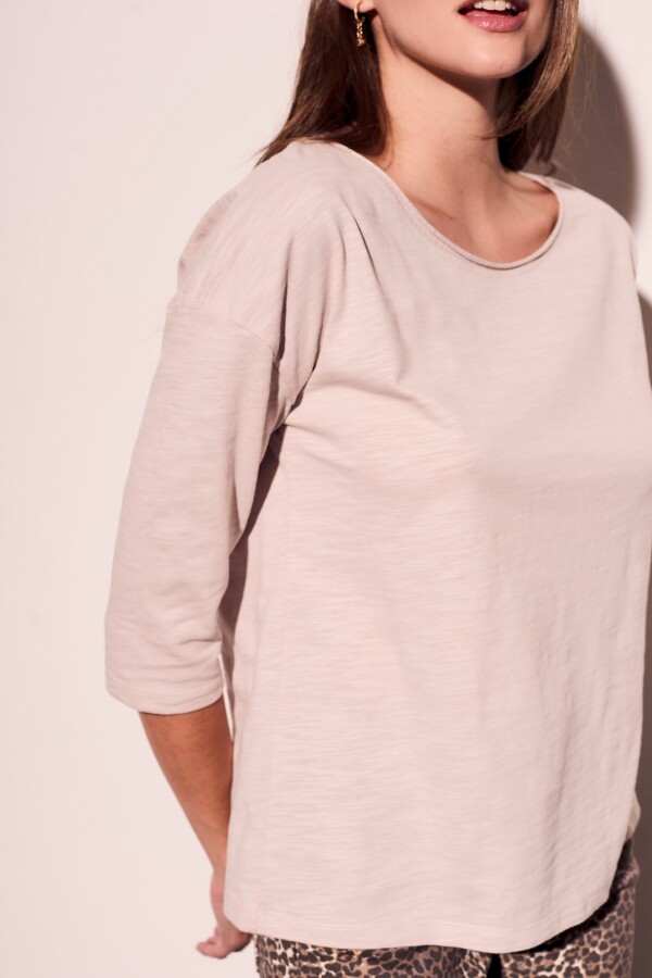 Remera Algodón Gris