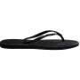 Sandalias Havaianas Slim Point Glitter Mujer Negro/Negro