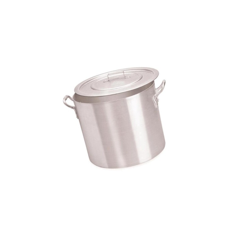 Olla Alta Hotel Fortaleza Aluminio 36CM 32,5 Litros PLATEADO