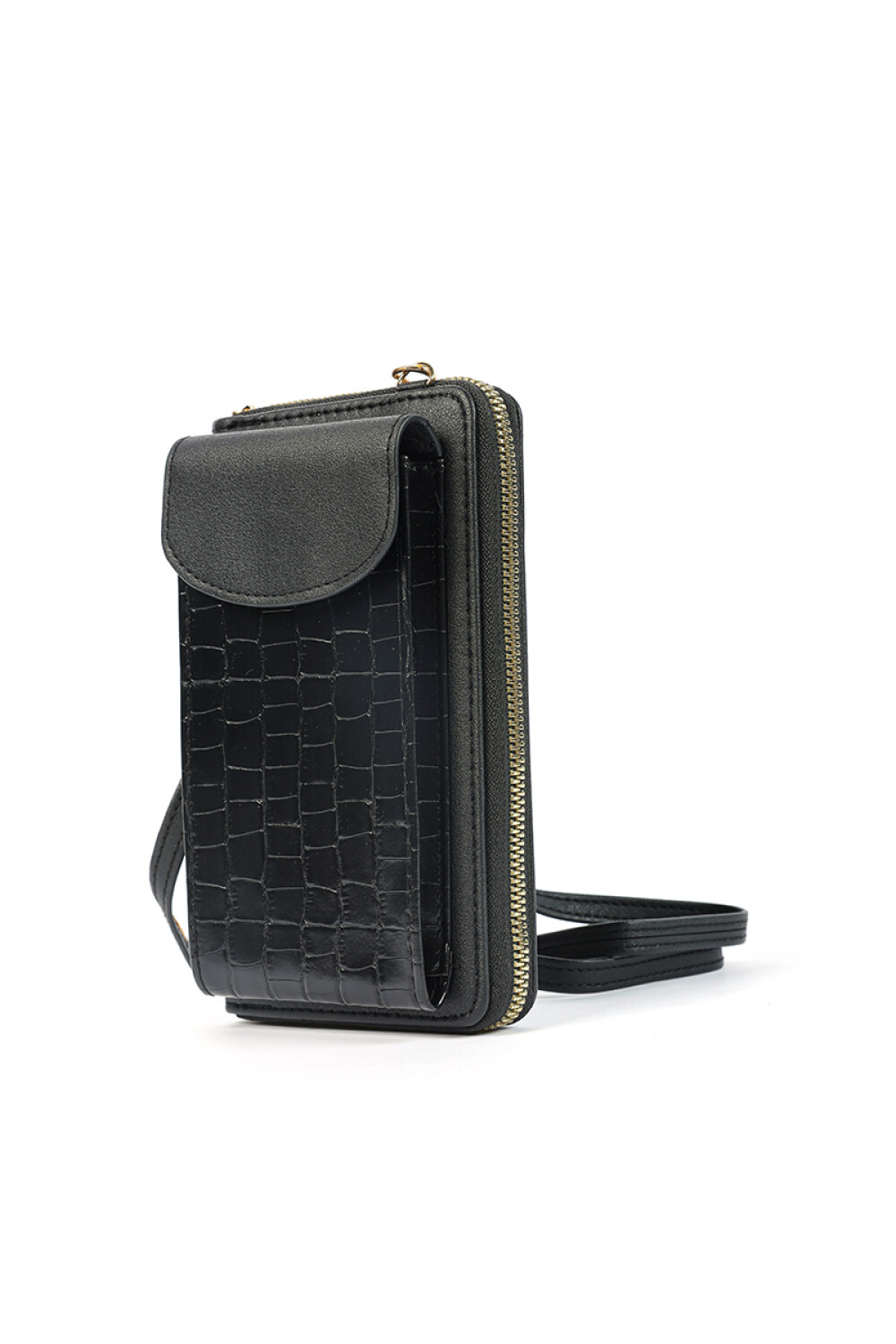 Porta Celular capitoneado con bolsillo - Negro — Canva Store
