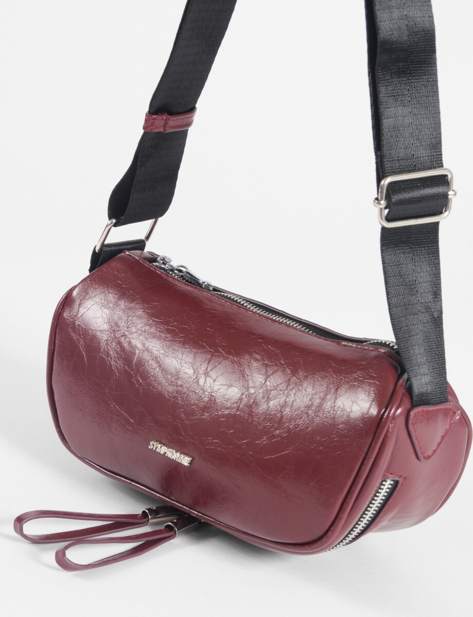 Riñonera doble cierre - bordo 