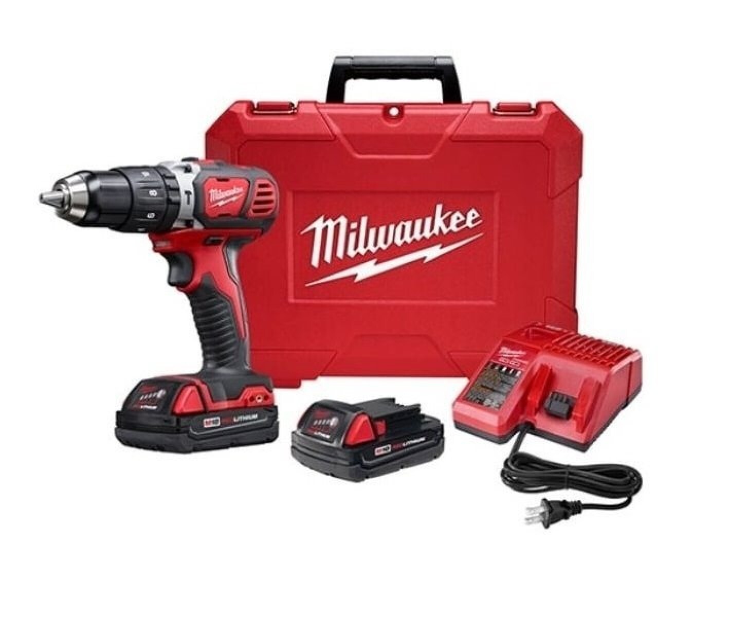 TALADRO PERCUTOR 1/2 18V 1.5AH 2 BAT PERC2607-259C MILWAUKEE ++ - N/a 