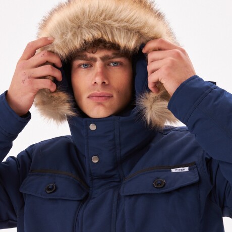 Campera Wrangler de Hombre - PARKA HENRY - W70055NAVY NAVY