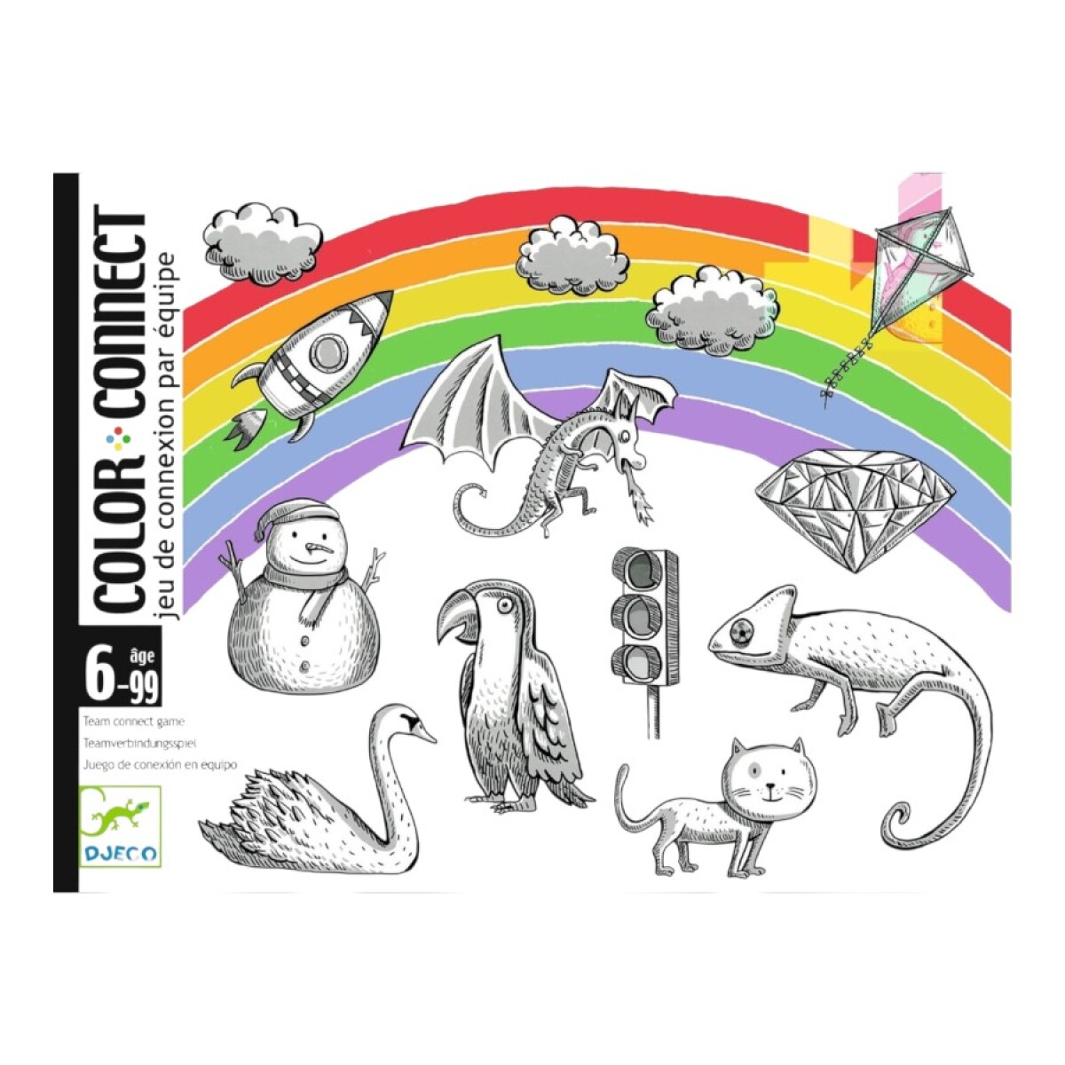 Juego De Cartas Color Connect Djeco 
