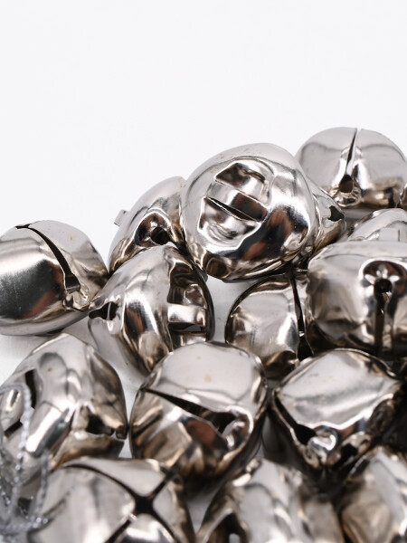 CASCABELES 24PCS PLATEADO