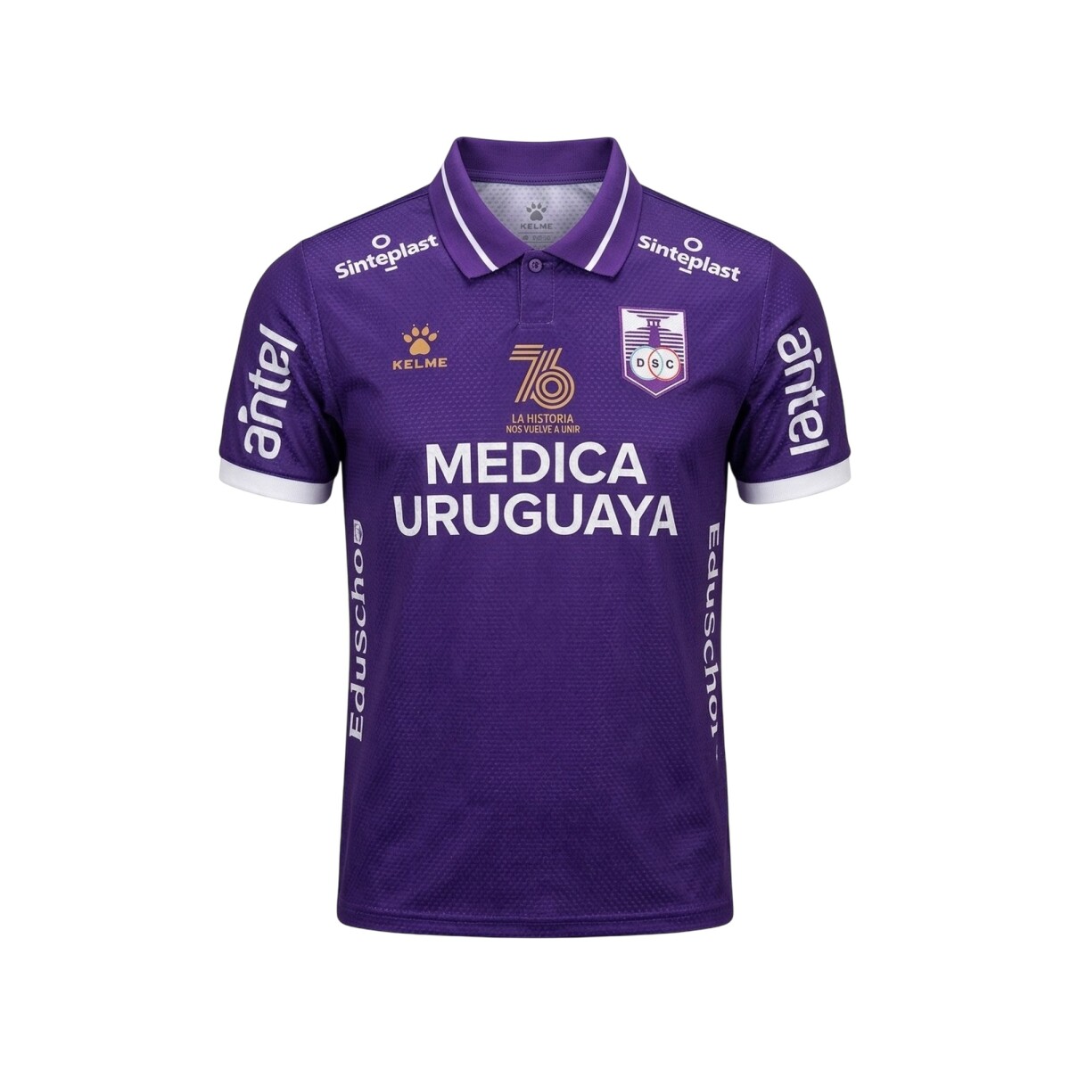 Camiseta Kelme Defensor Sporting Aniversario Para Niños 
