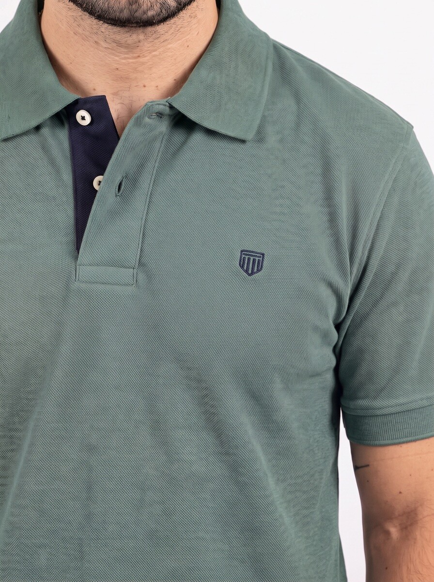 Remera Piqué - Green 