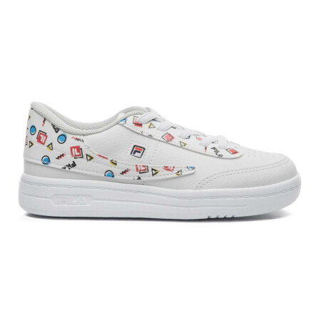 Fila Champion Tennis 88 Para Niños Blanco-Multicolor