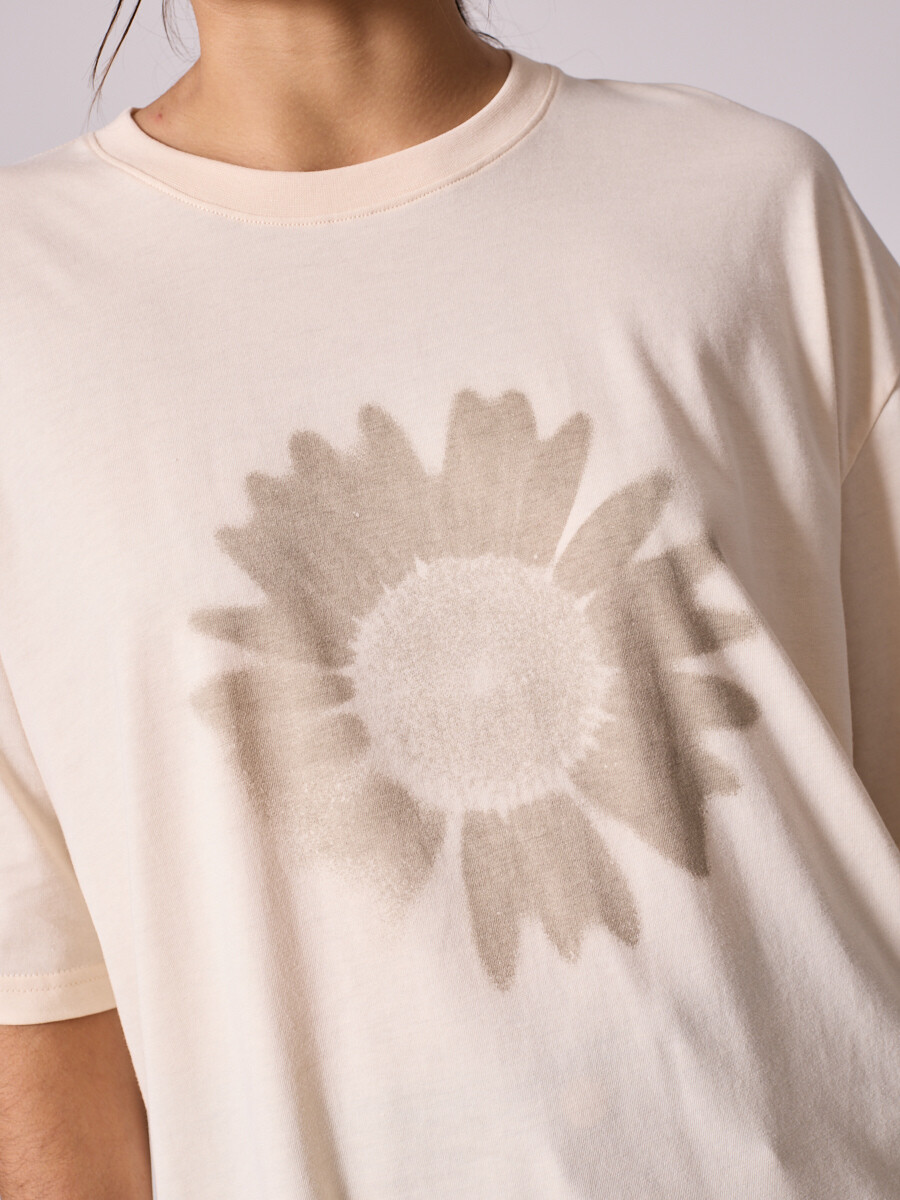 T-SHIRT SERINA DIXIE Crema