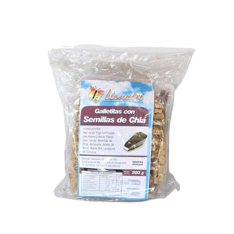 Galletas De Chía Bionutri Galletas Chia Bionutri