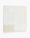 Lienzo abstracto Pineda blanco 95 x 95 cm Lienzo abstracto Pineda blanco 95 x 95 cm