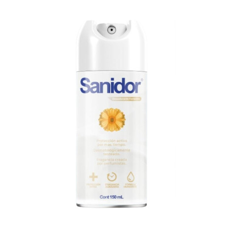 DESODORANTE AEROSOL SANIDOR 150 ML PROTECCION ACTIVA DESODORANTE AEROSOL SANIDOR 150 ML PROTECCION ACTIVA