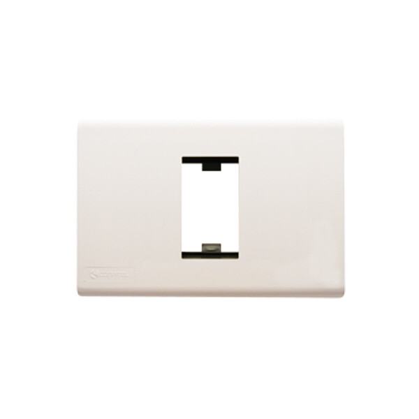 Plaqueta p/1 módulo - Duomo blanco ELE01394