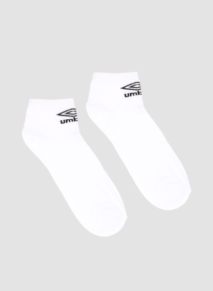 Media corta lisa individual umbro Blanco