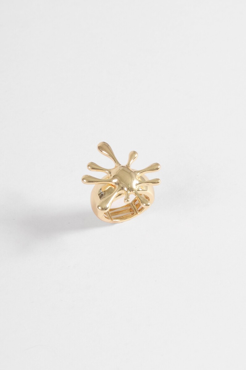 Anillo spot elastizado - dorado 