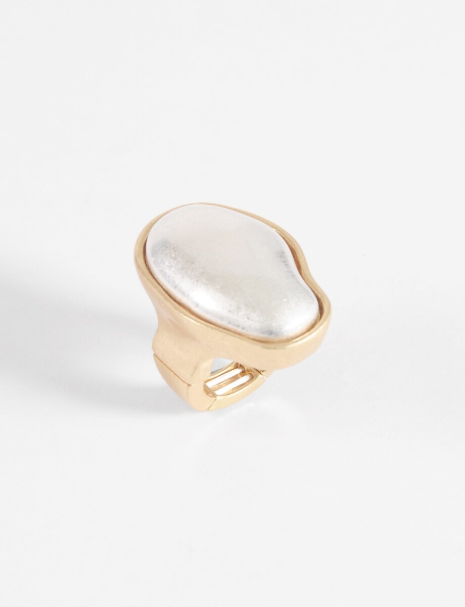 Anillo ajustable antique shape - multicolor 