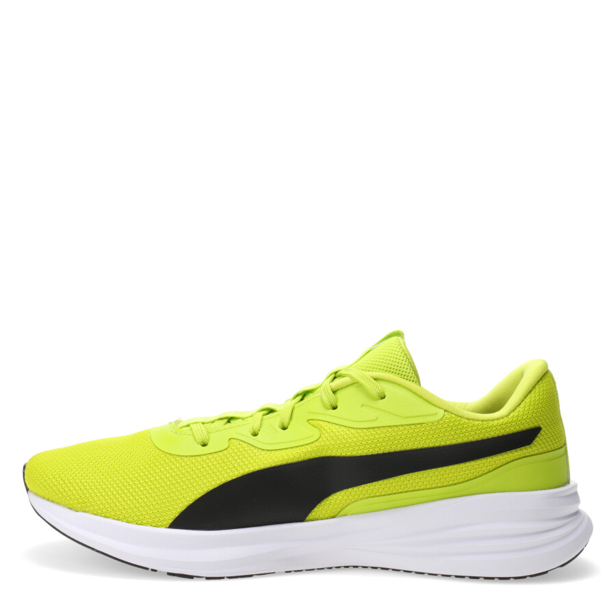 Championes de Hombre Puma Night Runner V3 Verde Lima - Negro