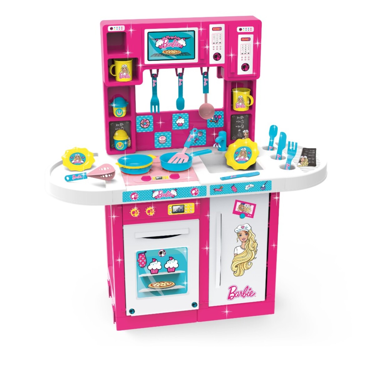 Mega Cocina Infantil Barbie Electrónica 