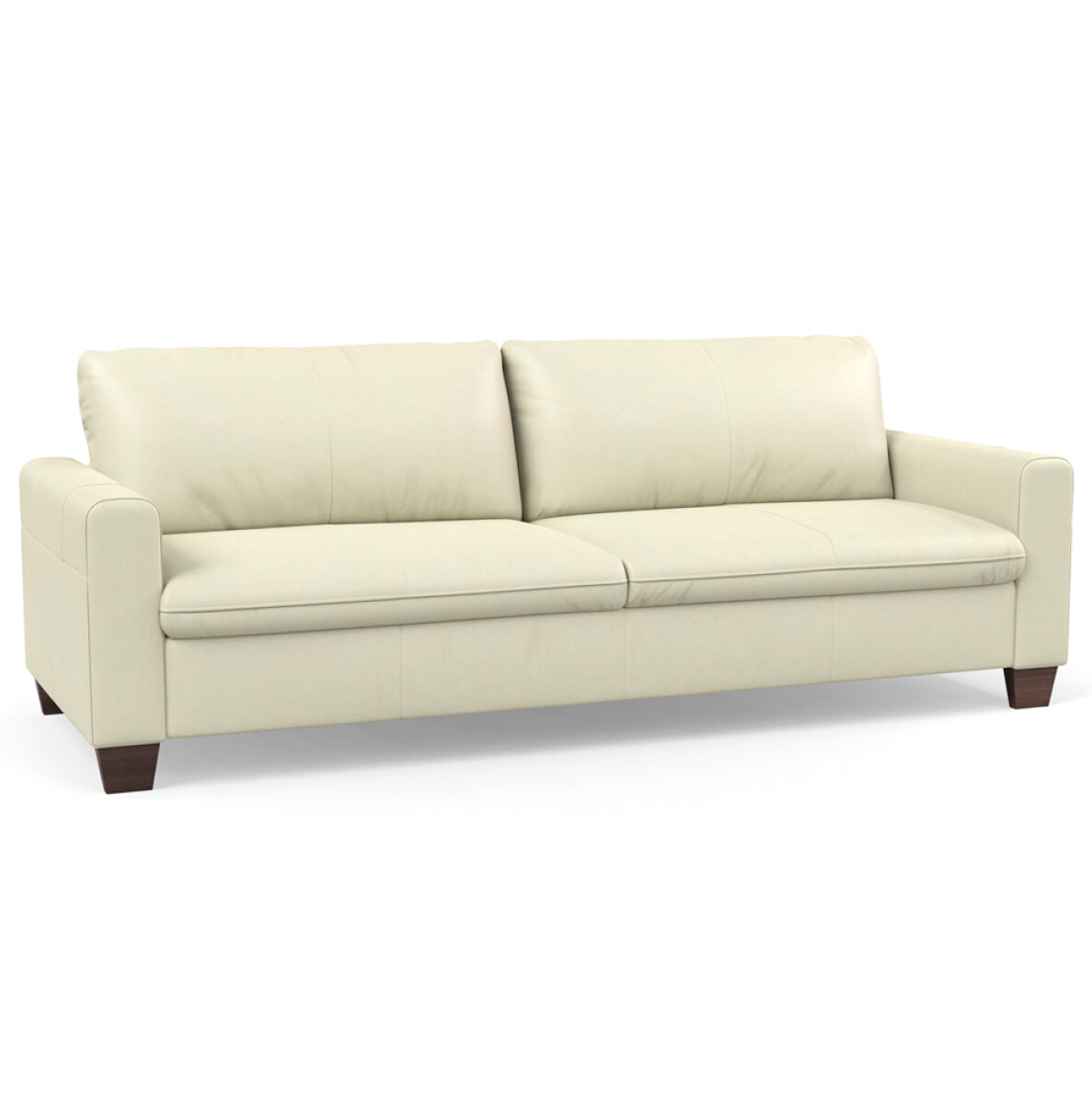 SOFA BLANC 4 CUERPOS - 100% CUERO - PERLA FOSCO 