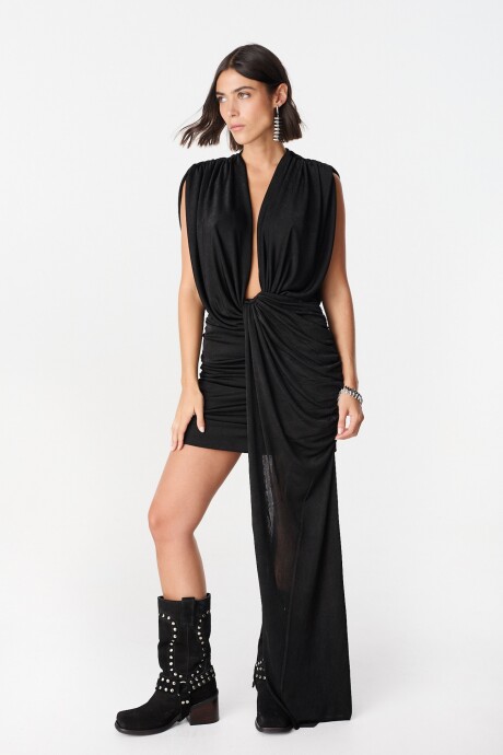 Vestido Corto Gia Negro