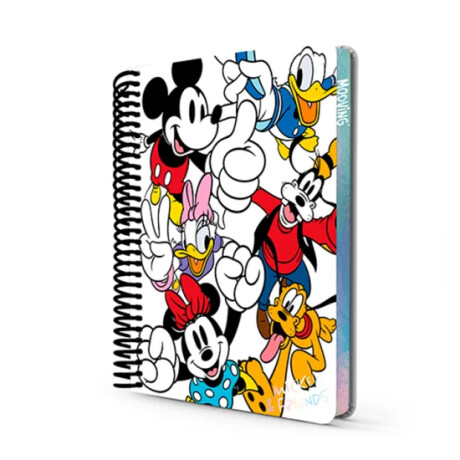 Cuaderno Mooving Premiun 1/2 Oficio Mickey y sus Amigos Diseño 2