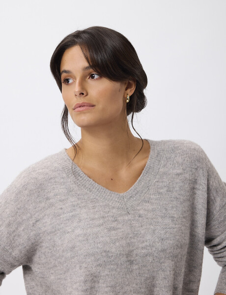 Sweater alpaca Uster gris