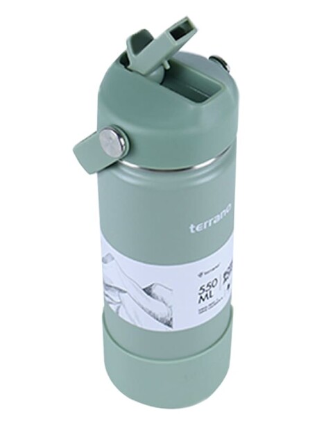 Botella Térmica con Pico 550mL. Oliva